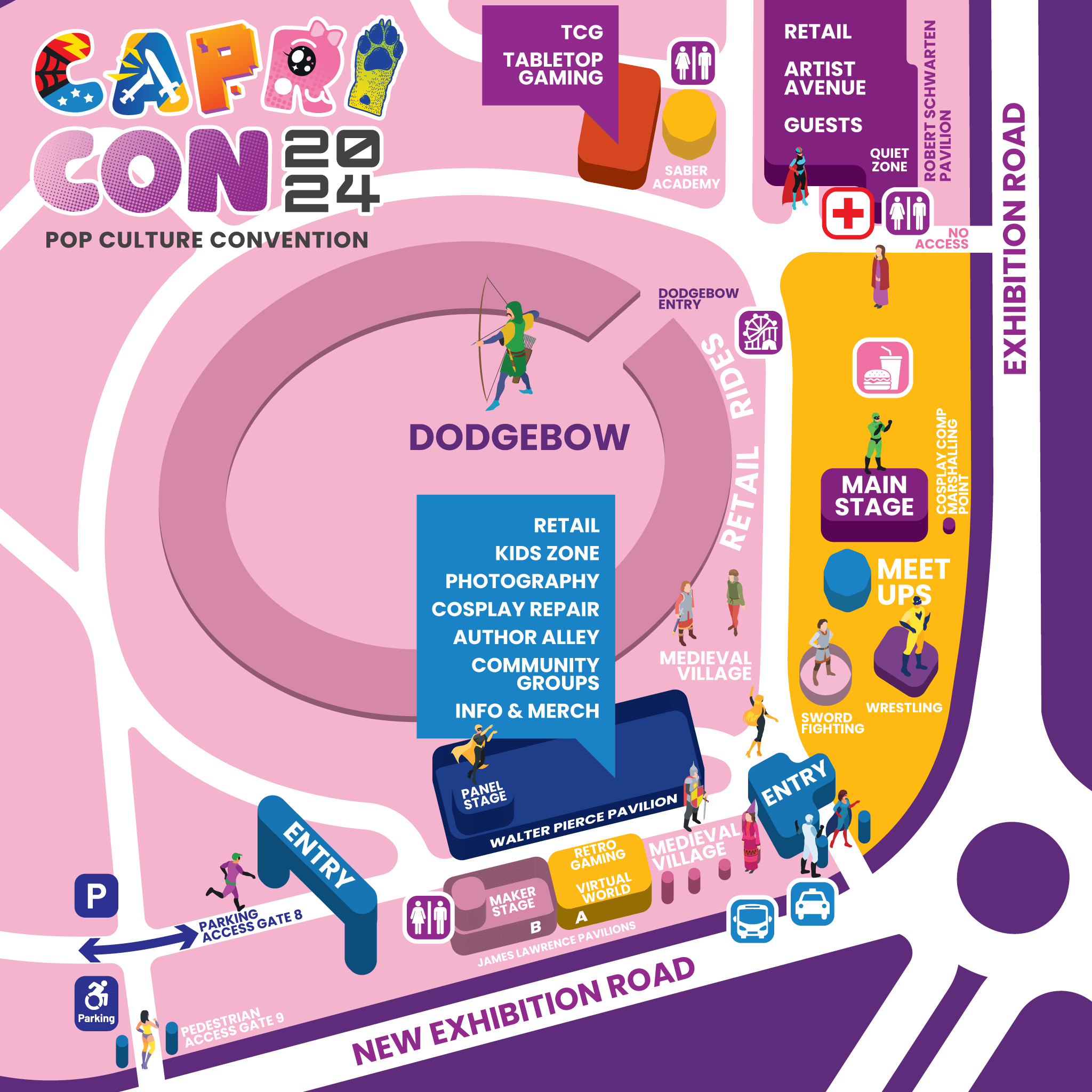 Capricon 2024 Map